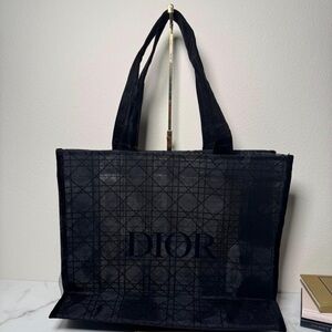 Dior Navy Blue Tote Bag